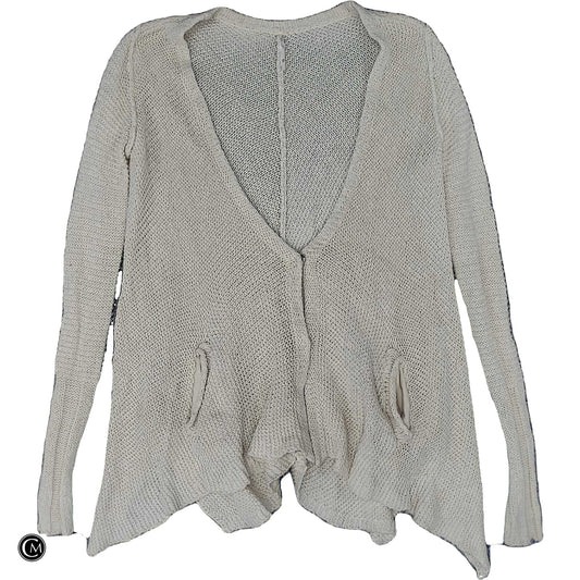 Sweater Cardigan By Free People In Cream, Size: Xs image 1