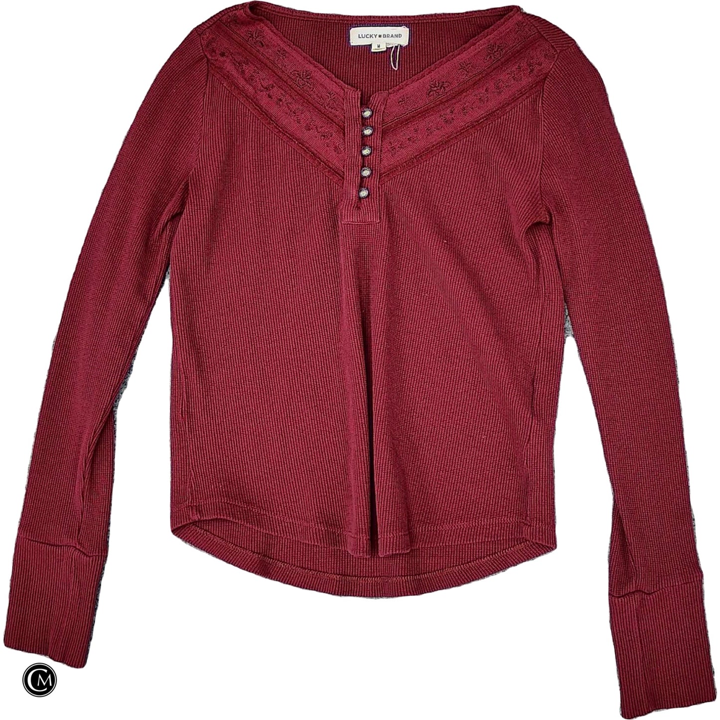 Top Ls By Lucky Brand In Red, Size: M image 1