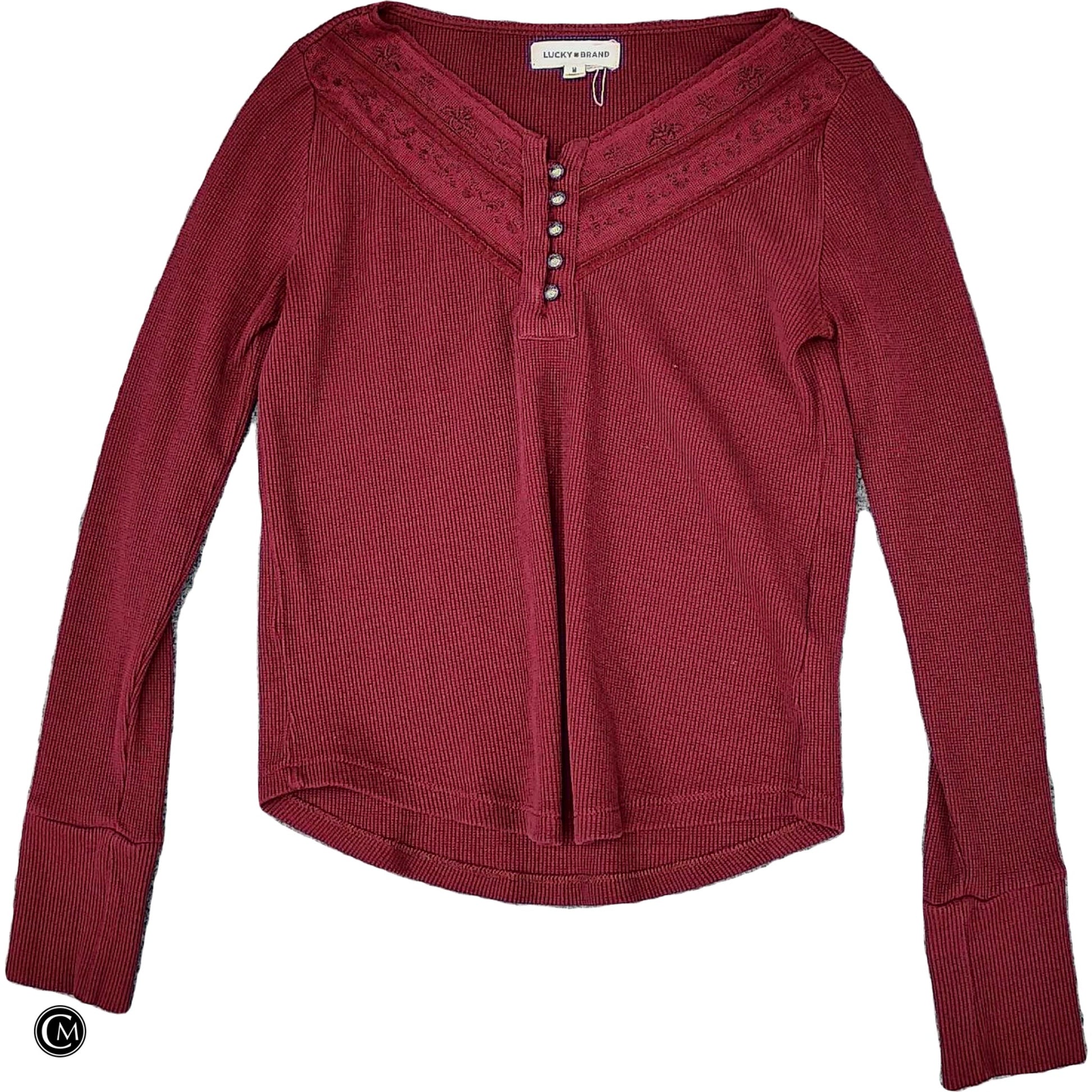 Top Ls By Lucky Brand In Red, Size: M image 1