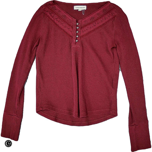 Top Ls By Lucky Brand In Red, Size: M image 1