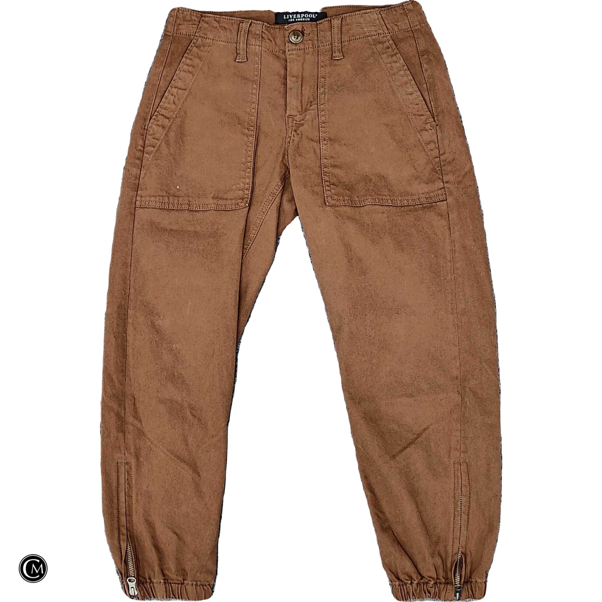 Pants Joggers By Liverpool In Brown, Size: 2p image 1