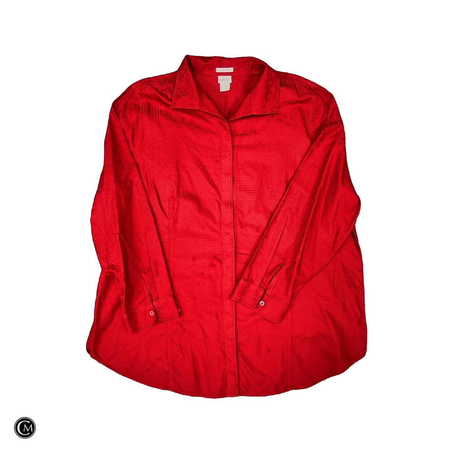 Top Ls By Chicos In Red, Size: 1x image 1