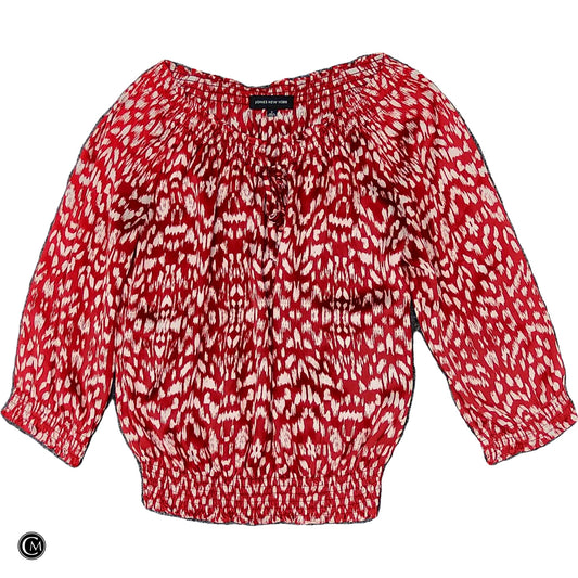 Top Ls By Jones New York In Red & White, Size: S image 1