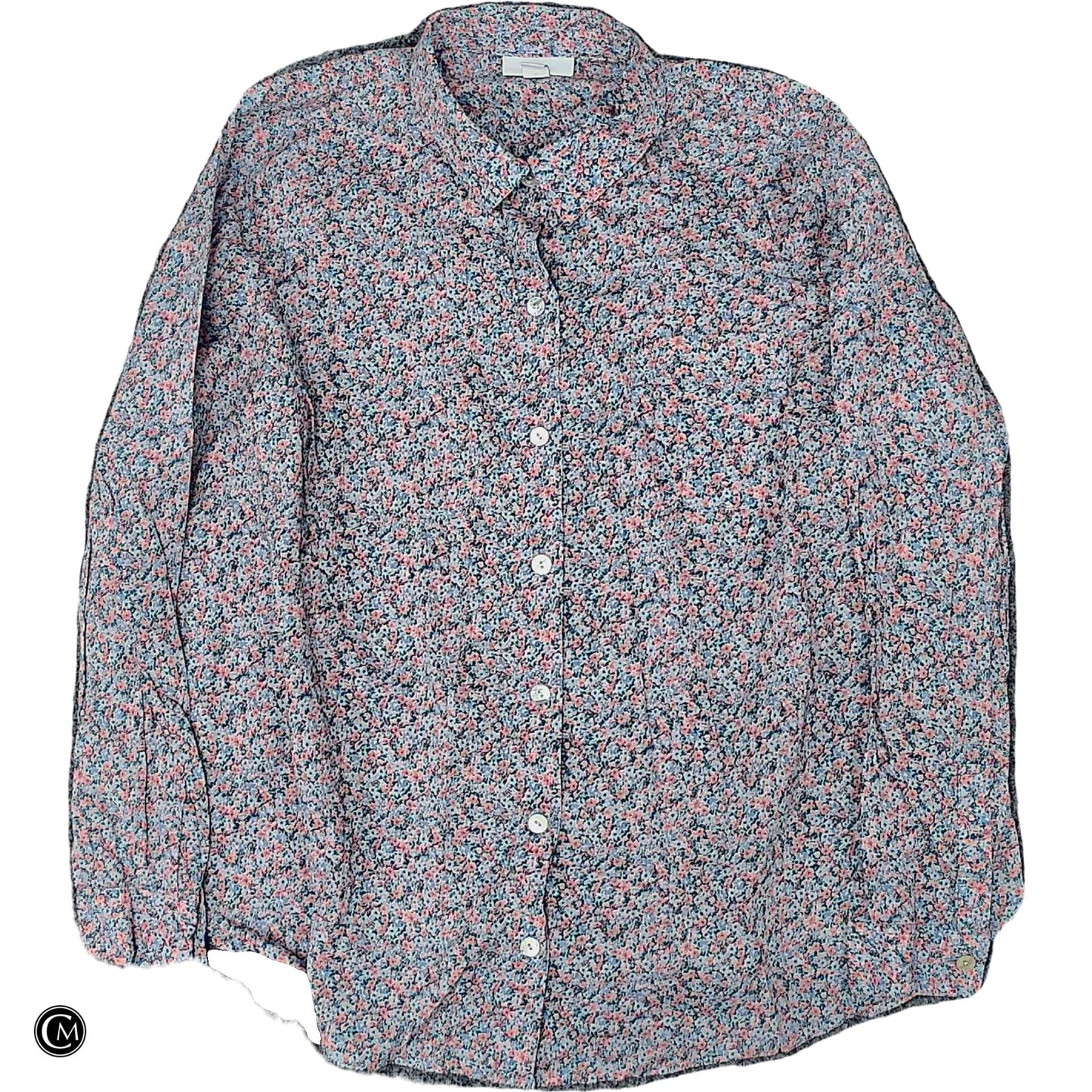 Top Ls By J. Jill In Blue & Pink, Size: Sp image 1