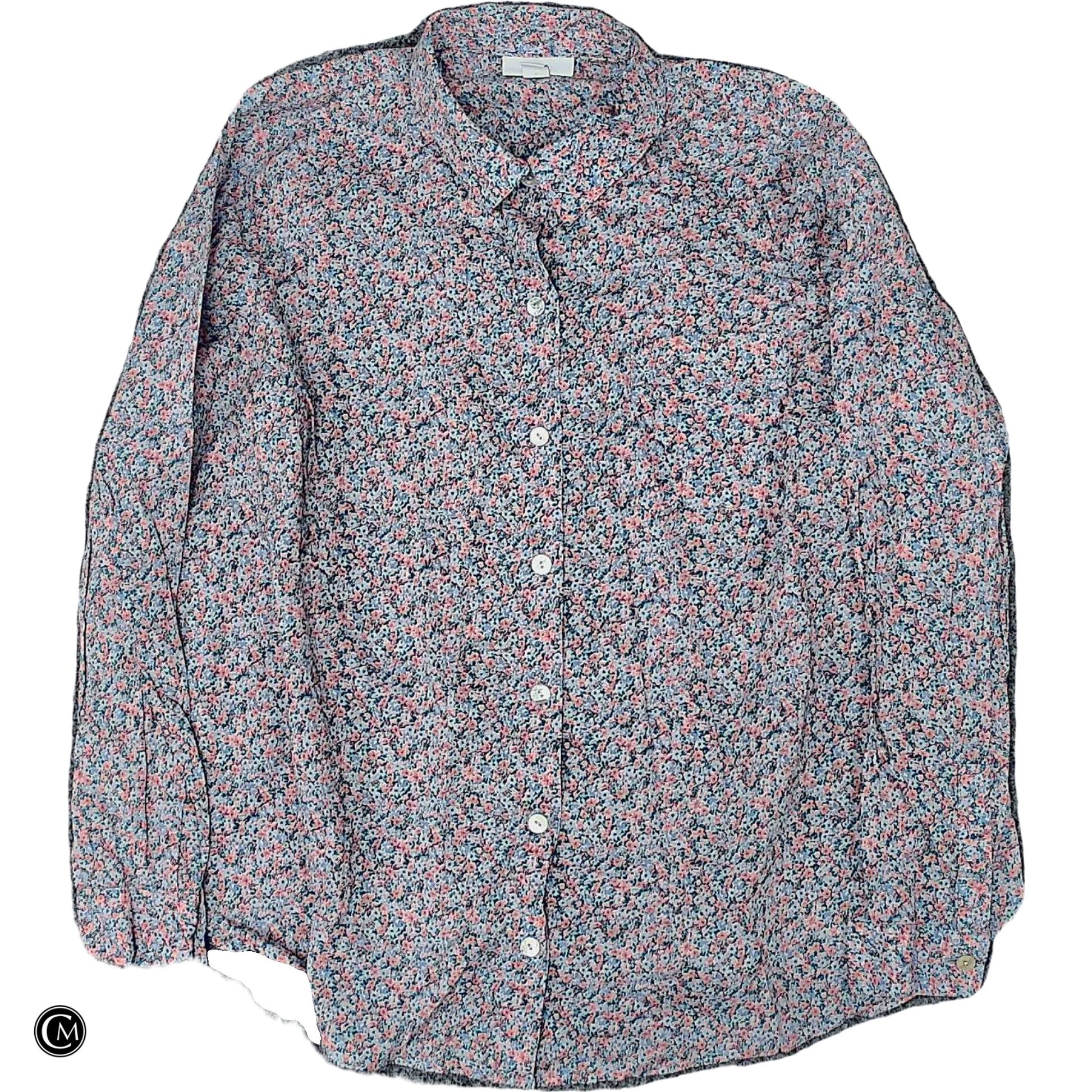 Top Ls By J. Jill In Blue & Pink, Size: Sp image 1
