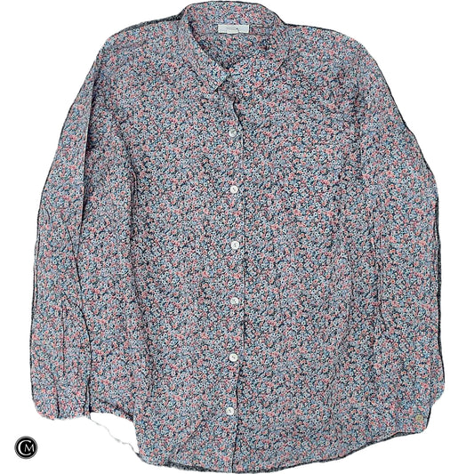 Top Ls By J. Jill In Blue & Pink, Size: Sp image 1