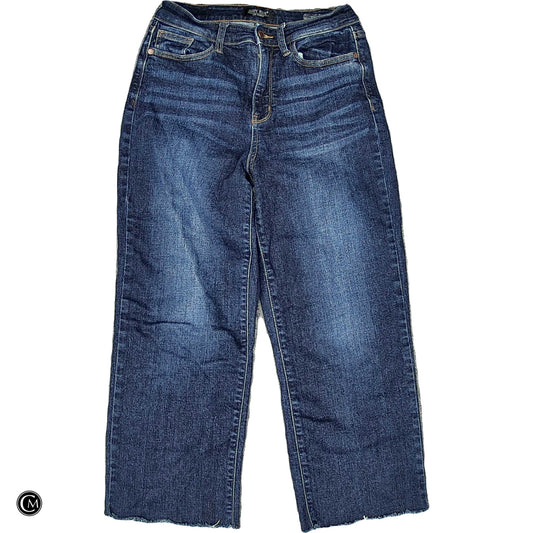 Jeans Wide Leg By Judy Blue In Blue Denim, Size: 6 image 1