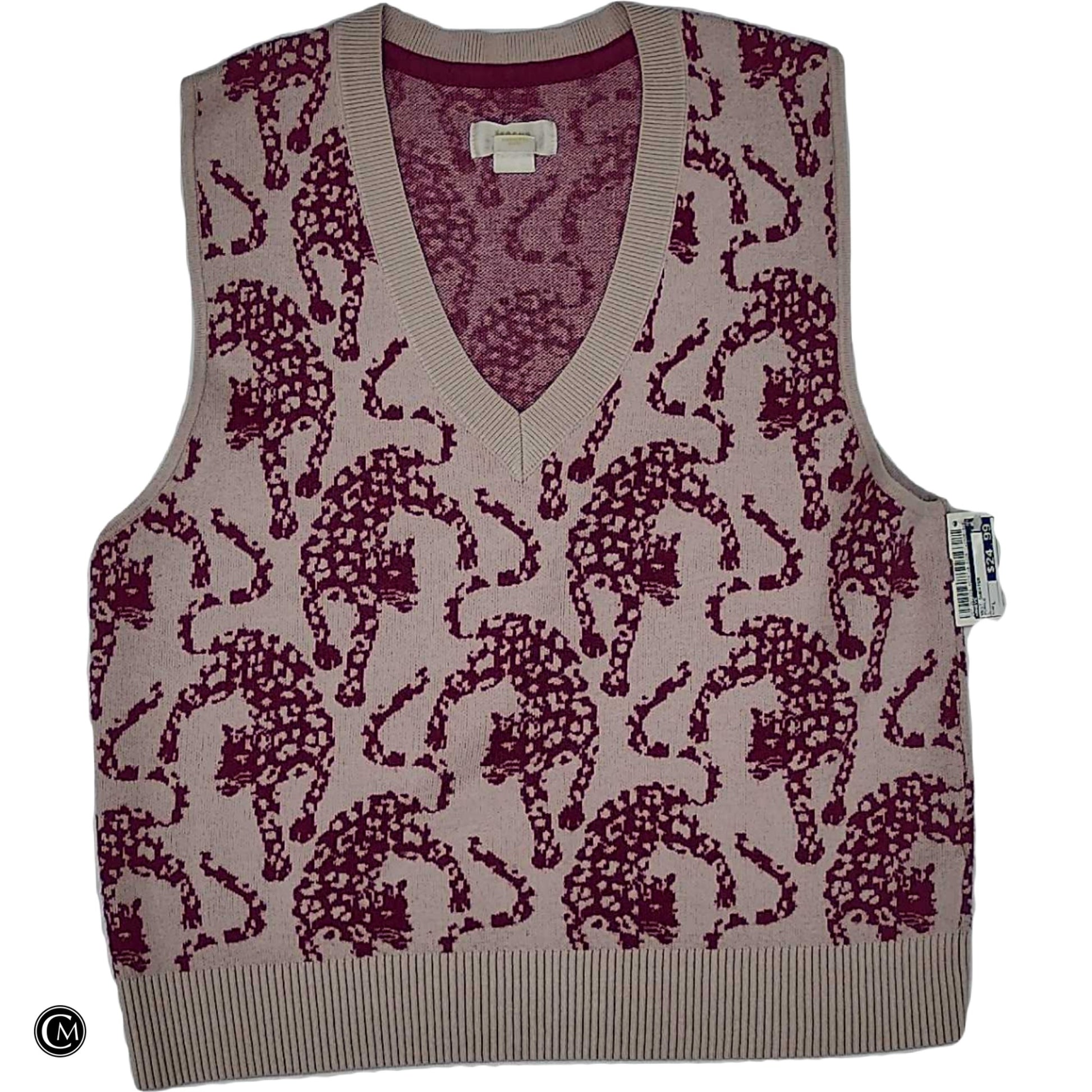 Vest Sweater By Maeve In Purple, Size: L image 1