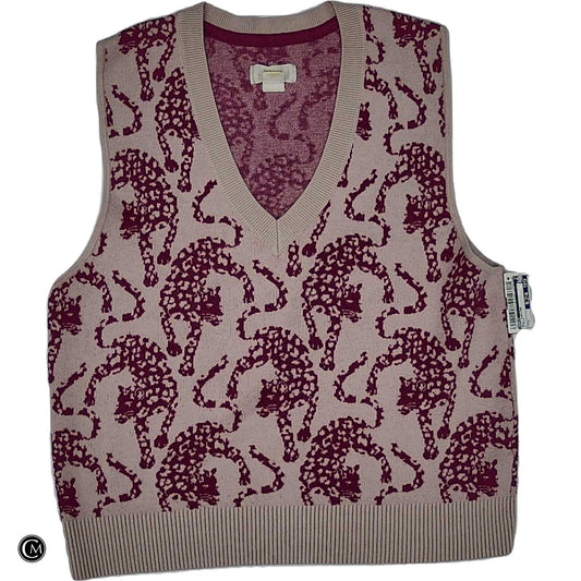 Vest Sweater By Maeve In Purple, Size: L image 1