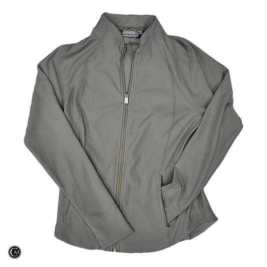 Athletic Jacket By Athleta In Cream, Size: L image 1