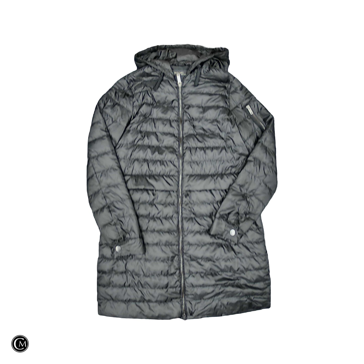 Coat Puffer & Quilted By Zara Basic In Black, Size: M image 1