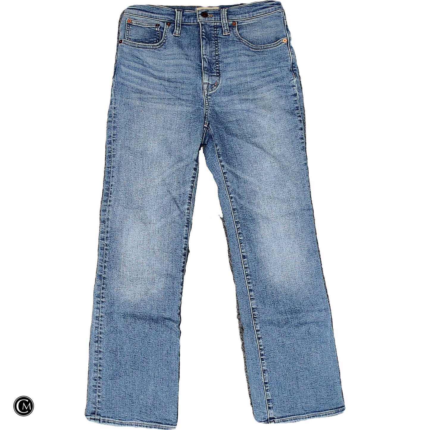 Jeans Boot Cut By Madewell In Blue Denim, Size: 4 image 1