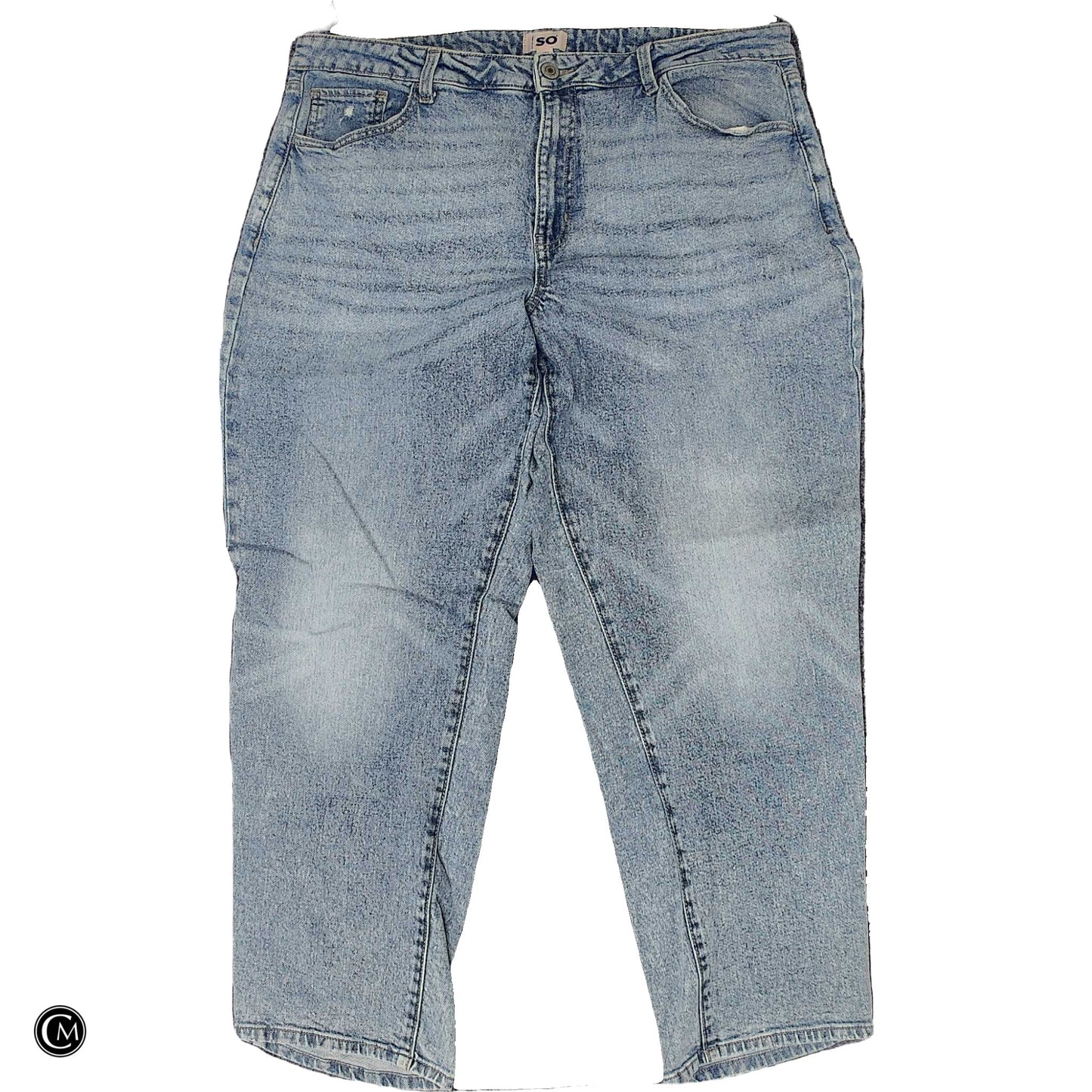 Jeans Straight By So In Blue Denim, Size: 20 image 1