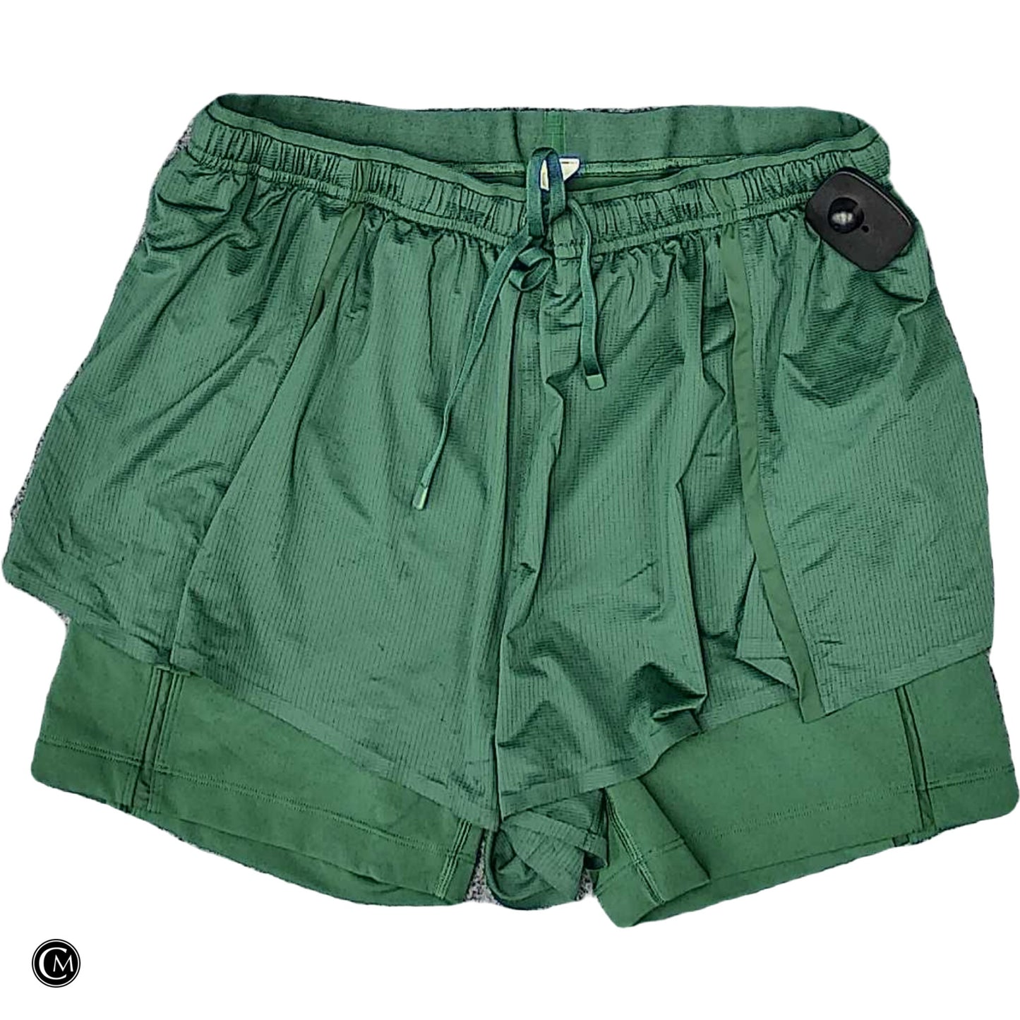 Athletic Shorts By Lululemon In Green, Size: M image 1