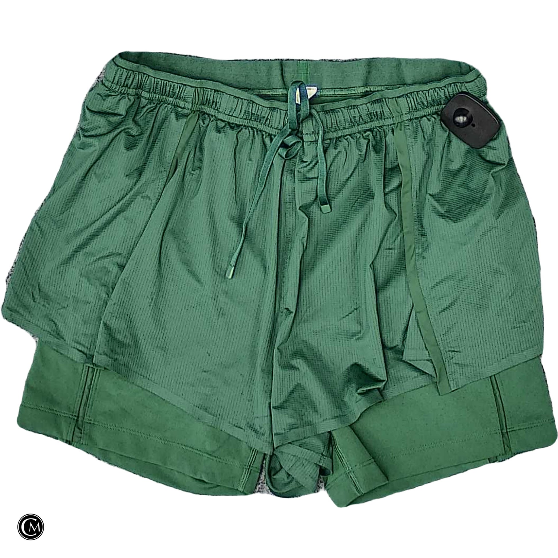 Athletic Shorts By Lululemon In Green, Size: M image 1