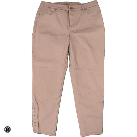 Jeans Boyfriend By Chicos In Pink Denim, Size: 2p image 1