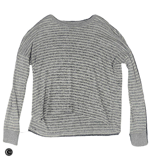 Top Ls By Clothes Mentor In Grey & White, Size: S image 1
