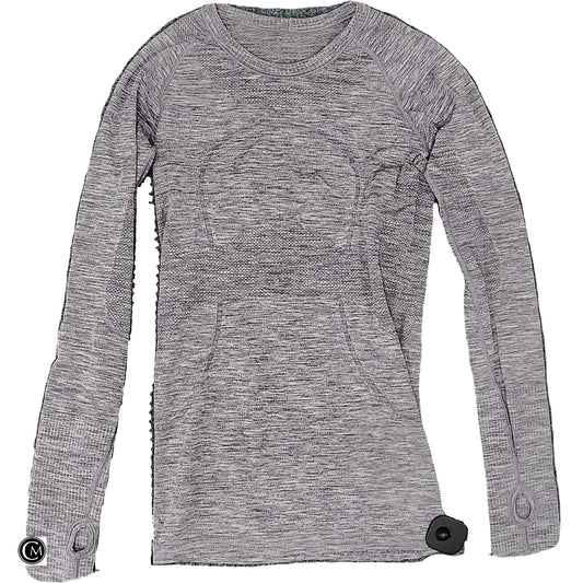 Athletic Top Ls Crewneck By Lululemon In Purple, Size: S image 1
