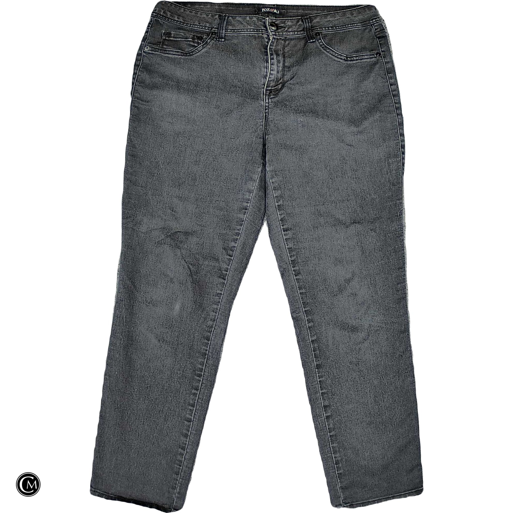 Jeans Straight By Roz And Ali In Black, Size: 14 image 1