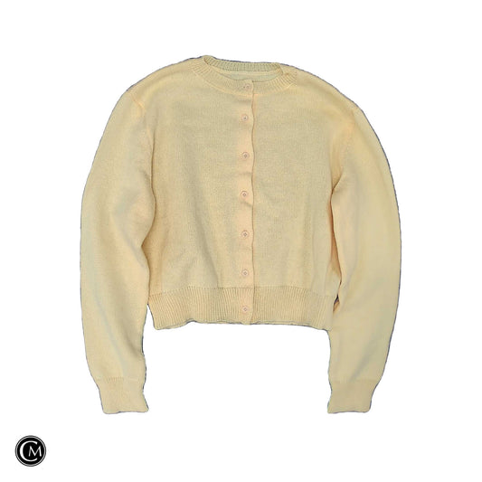 Sweater Cardigan By Clothes Mentor In Yellow, Size: L image 1