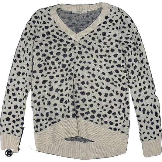 Sweater By Loft In Animal Print, Size: S image 1