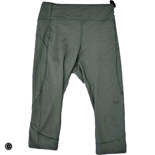 Athletic Leggings Capris By Lululemon In Green, Size: M image 1