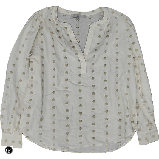Top Ls By Loft In Cream, Size: S image 1