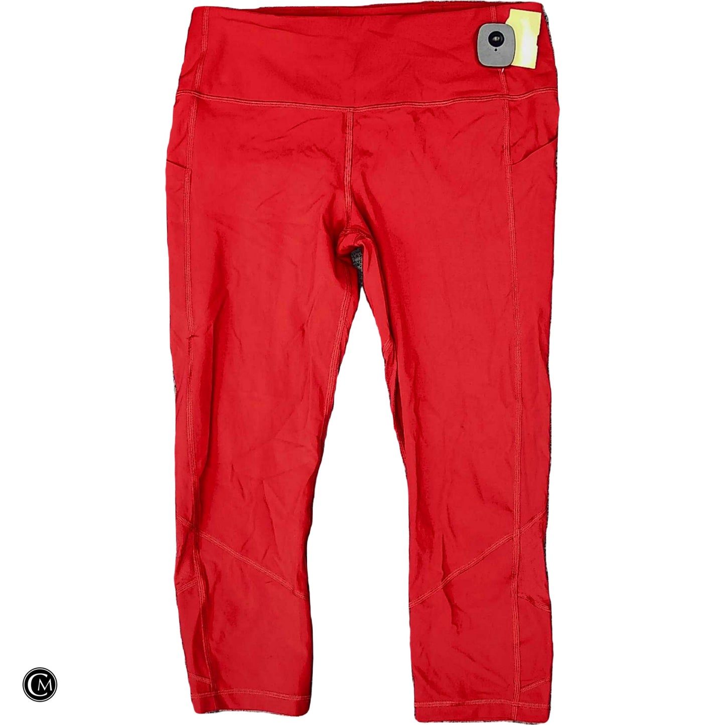 Athletic Leggings Capris By Lululemon In Red, Size: M image 1