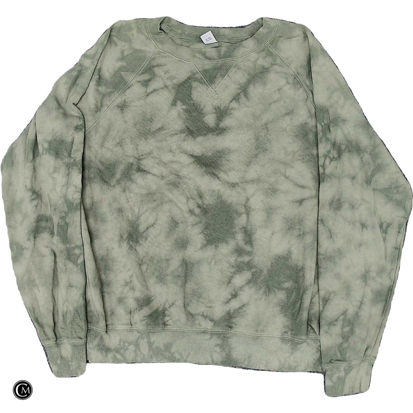 Sweatshirt Crewneck By Old Navy In Green, Size: M image 1