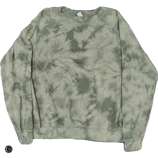 Sweatshirt Crewneck By Old Navy In Green, Size: M image 1