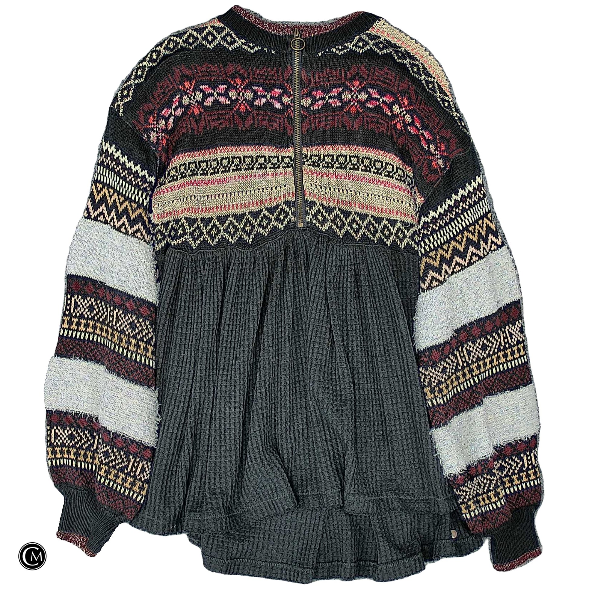 Sweater By Free People In Black & Pink, Size: S image 1