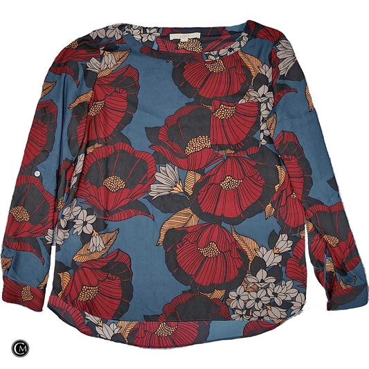 Top Ls By Loft In Blue & Red, Size: M image 1