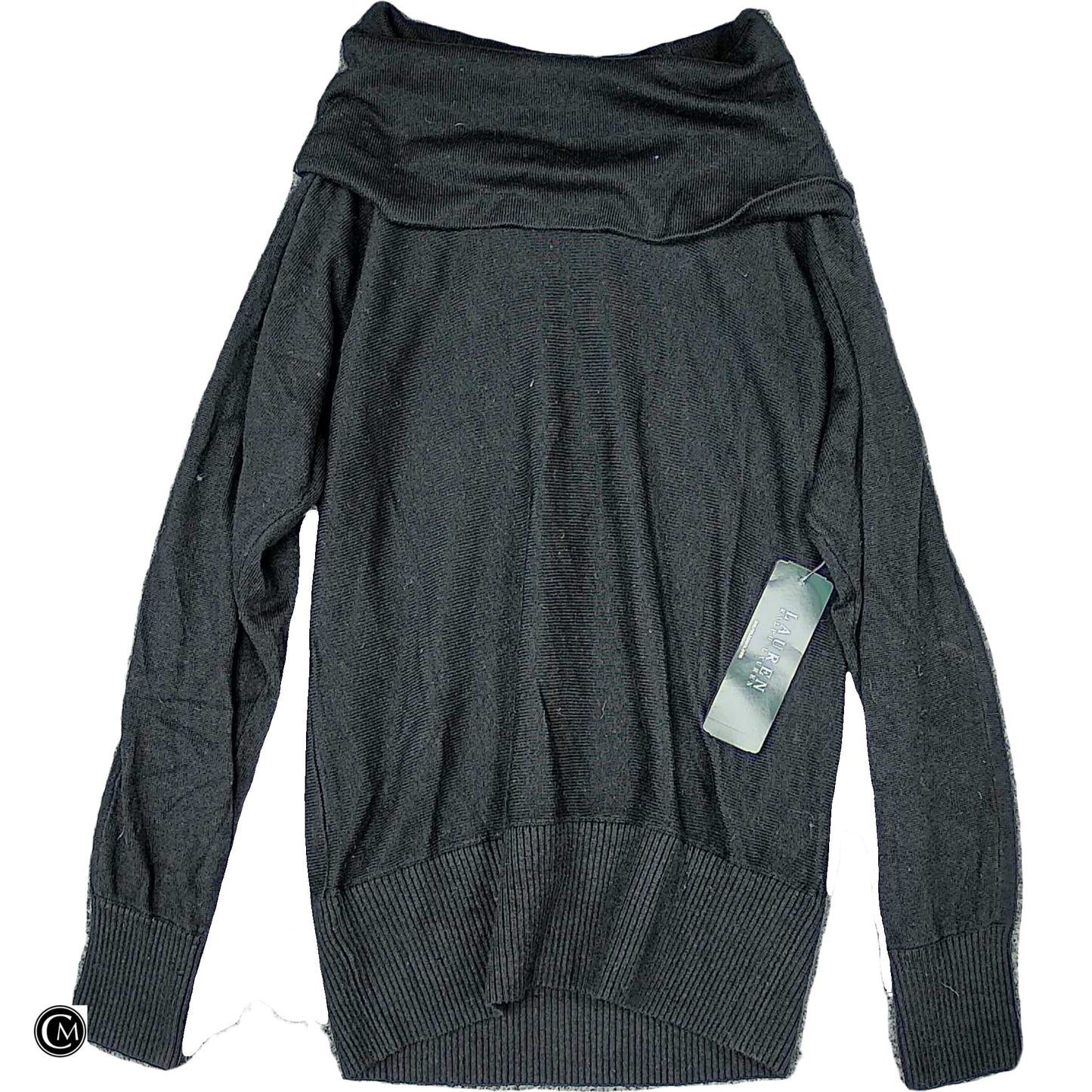 Sweater By Lauren By Ralph Lauren In Black, Size: M image 1
