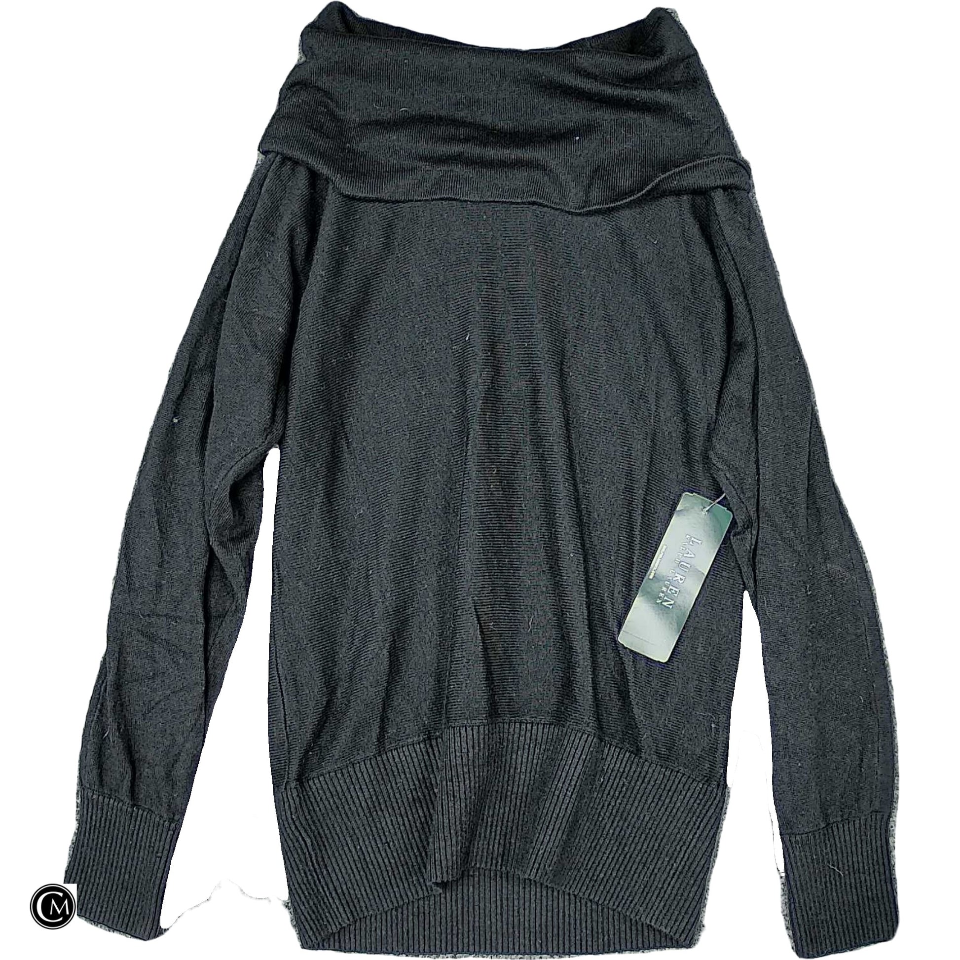 Sweater By Lauren By Ralph Lauren In Black, Size: M image 1