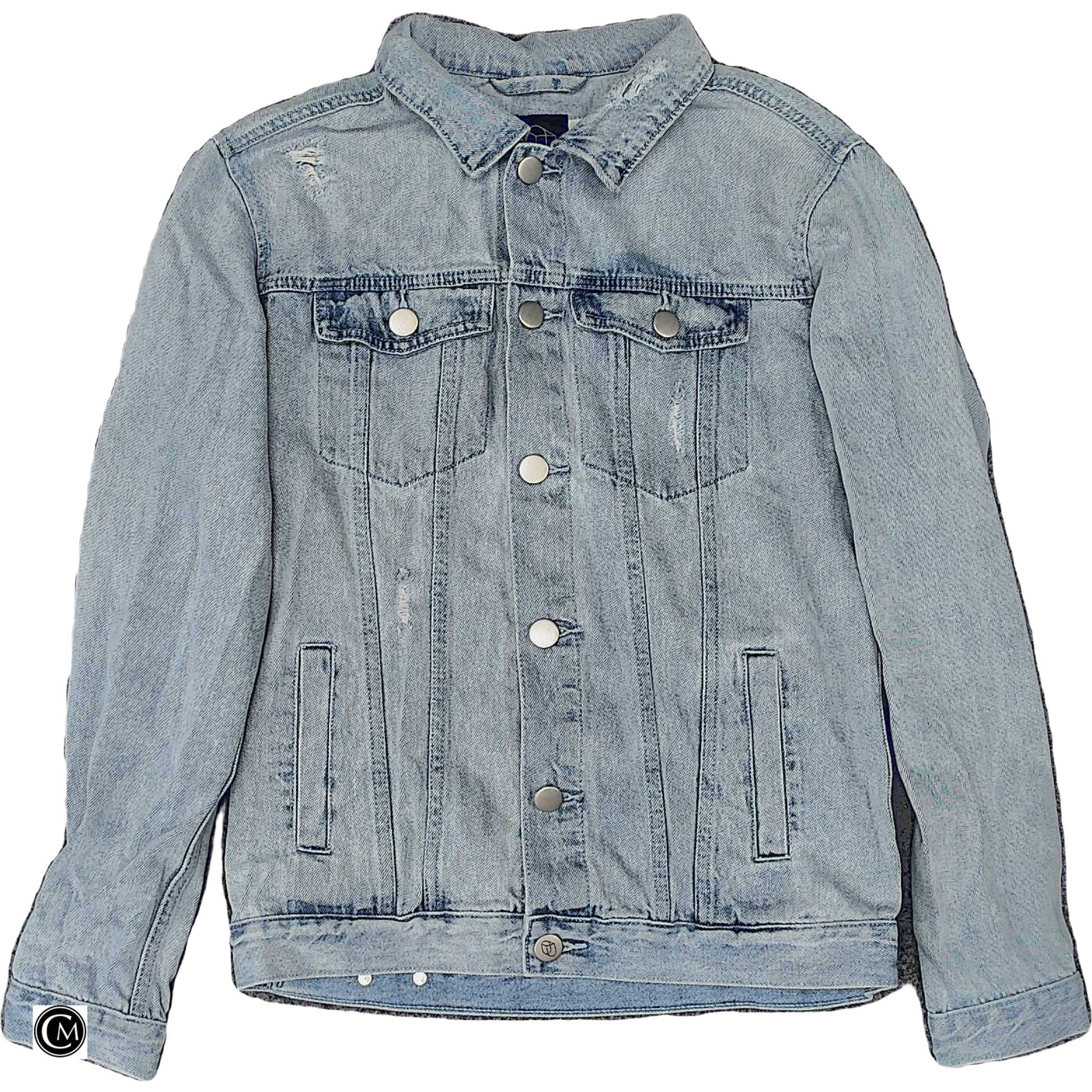 Jacket Denim By Clothes Mentor In Blue Denim, Size: S image 1