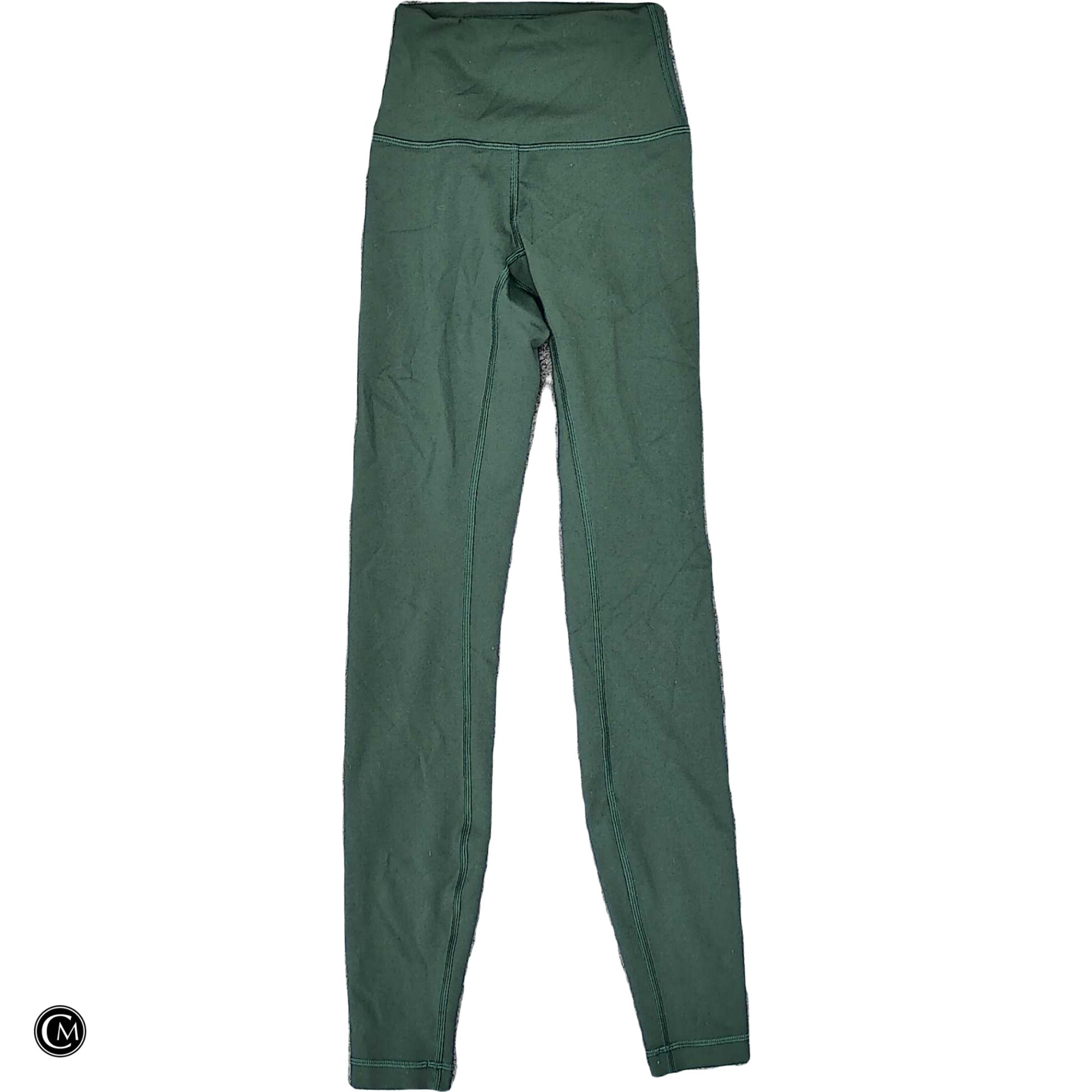 Athletic Leggings By Lululemon In Green, Size: Xs image 1