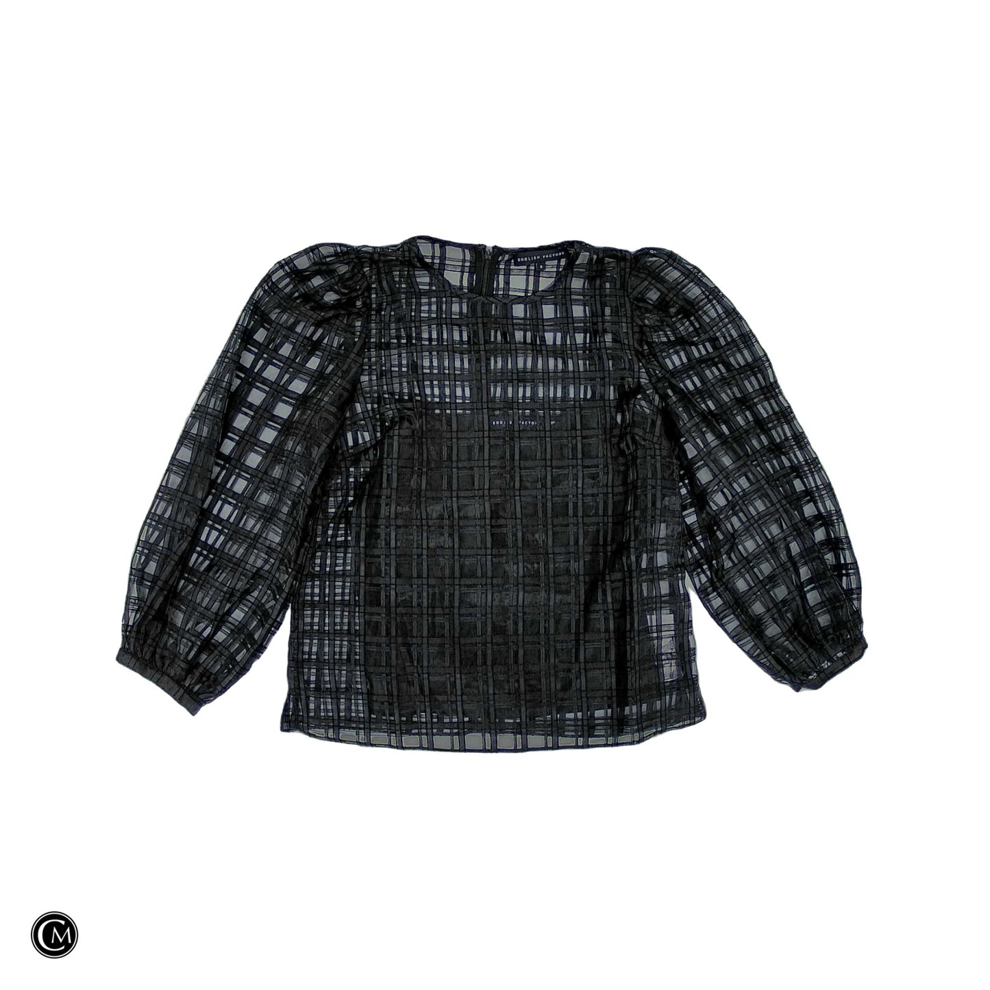 Top Ls By English Factory In Black, Size: S image 1