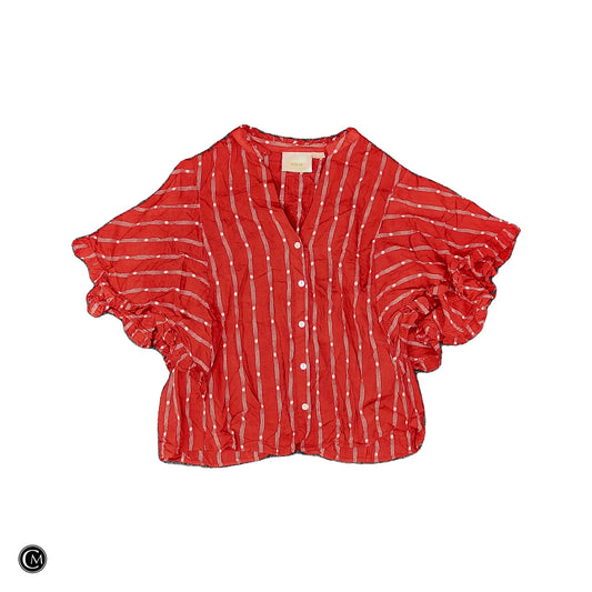 Top Ss By Maeve In Red & White, Size: M image 1