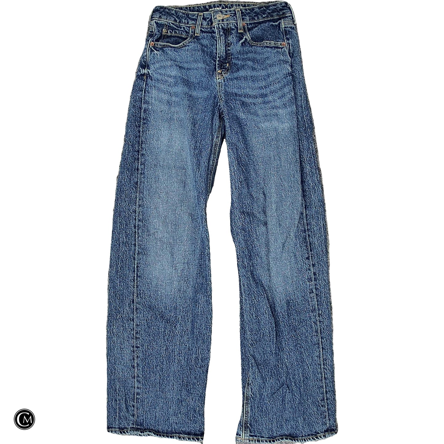 Jeans Wide Leg By Old Navy In Blue Denim, Size: 0 image 1