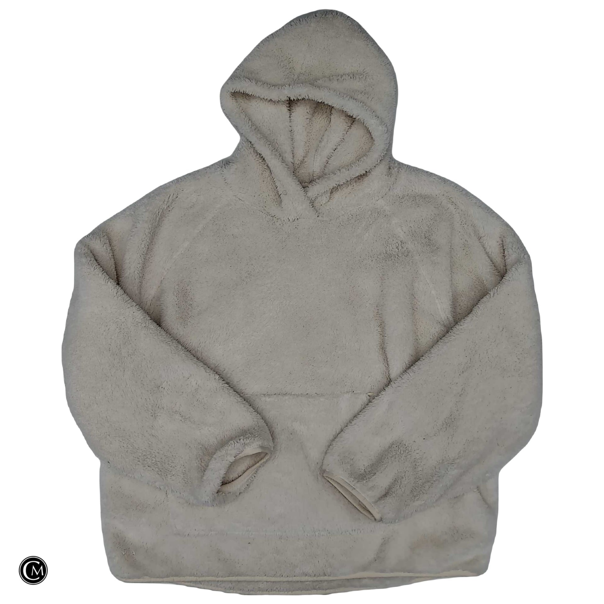 Sweatshirt Hoodie By Old Navy In Cream, Size: M image 1