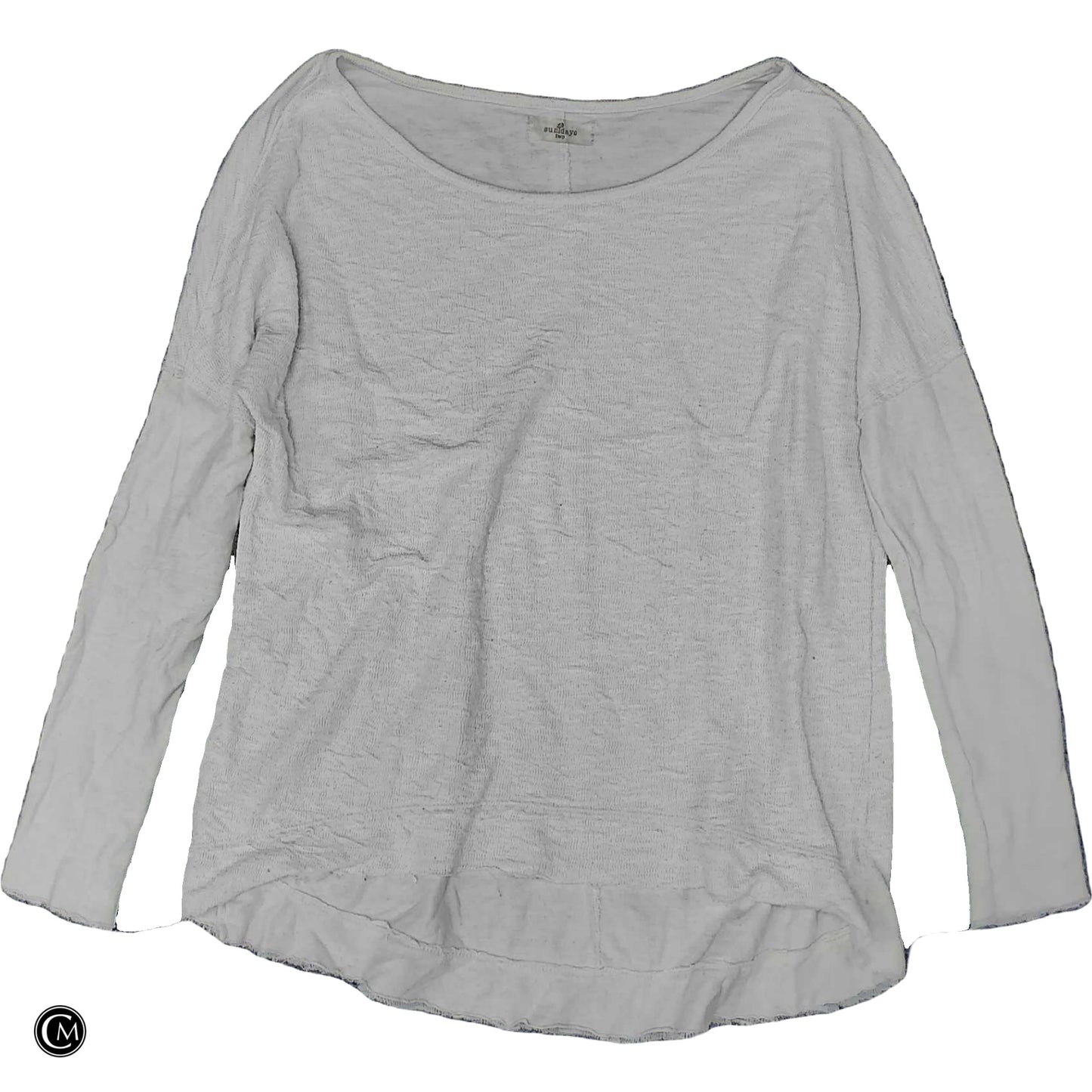 Top Ls By Clothes Mentor In White, Size: S image 1