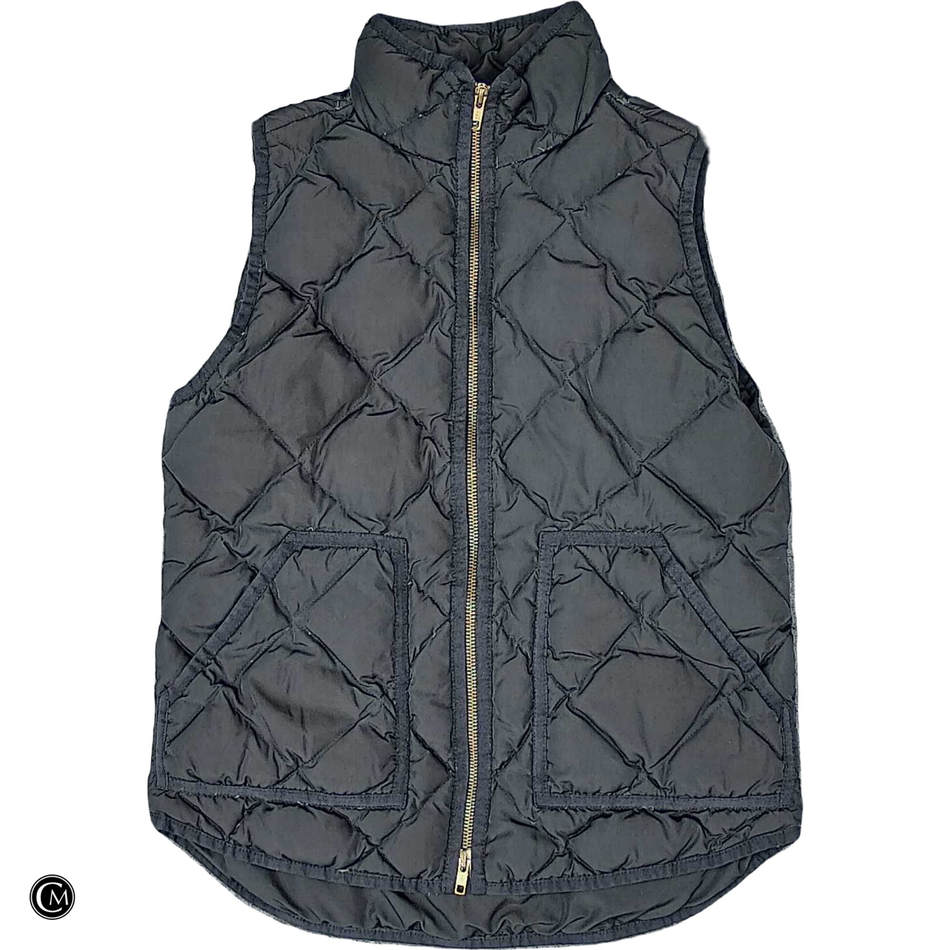Vest Puffer & Quilted By J. Crew In Black, Size: Xs image 1