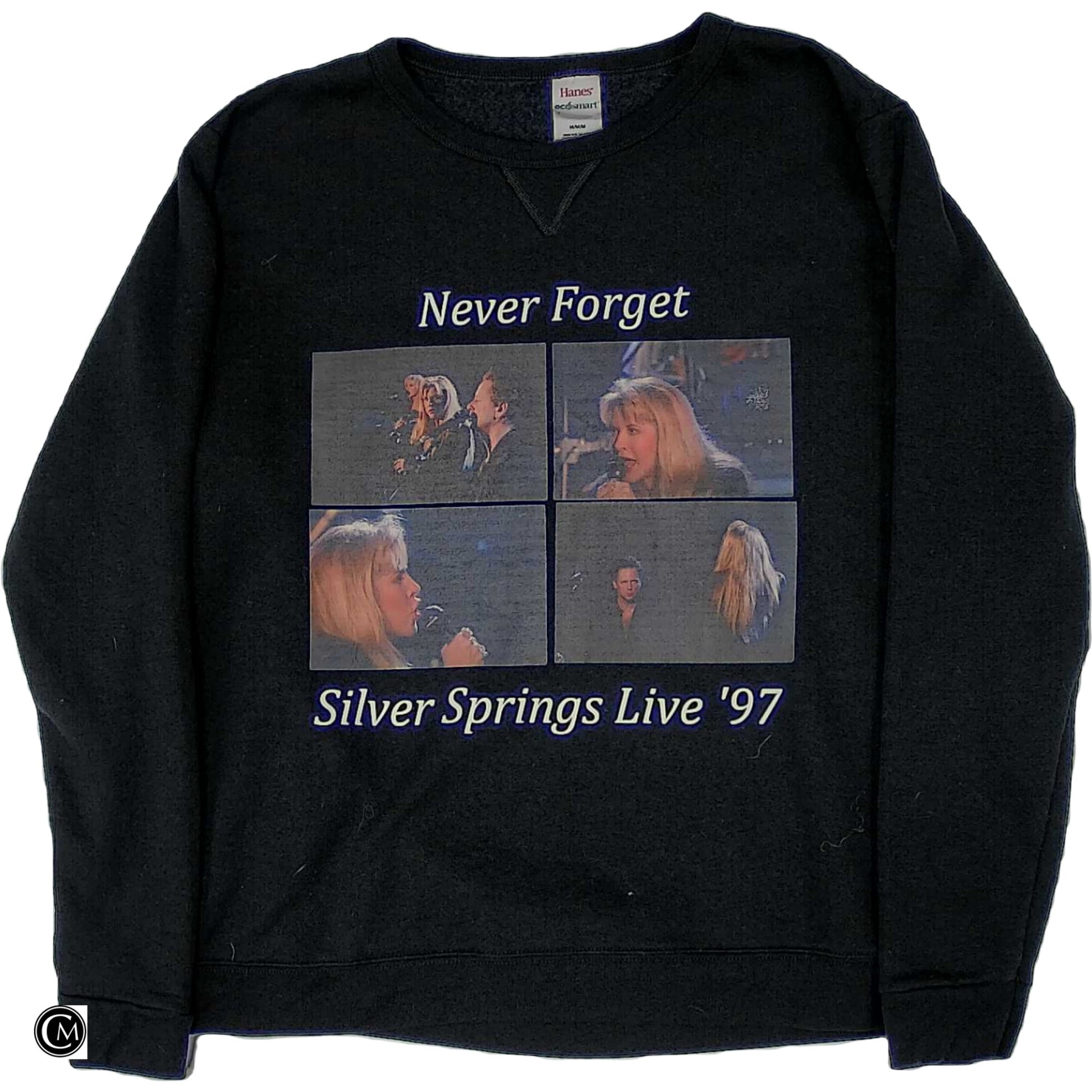 Sweatshirt Crewneck By Hanes In Black, Size: M image 1