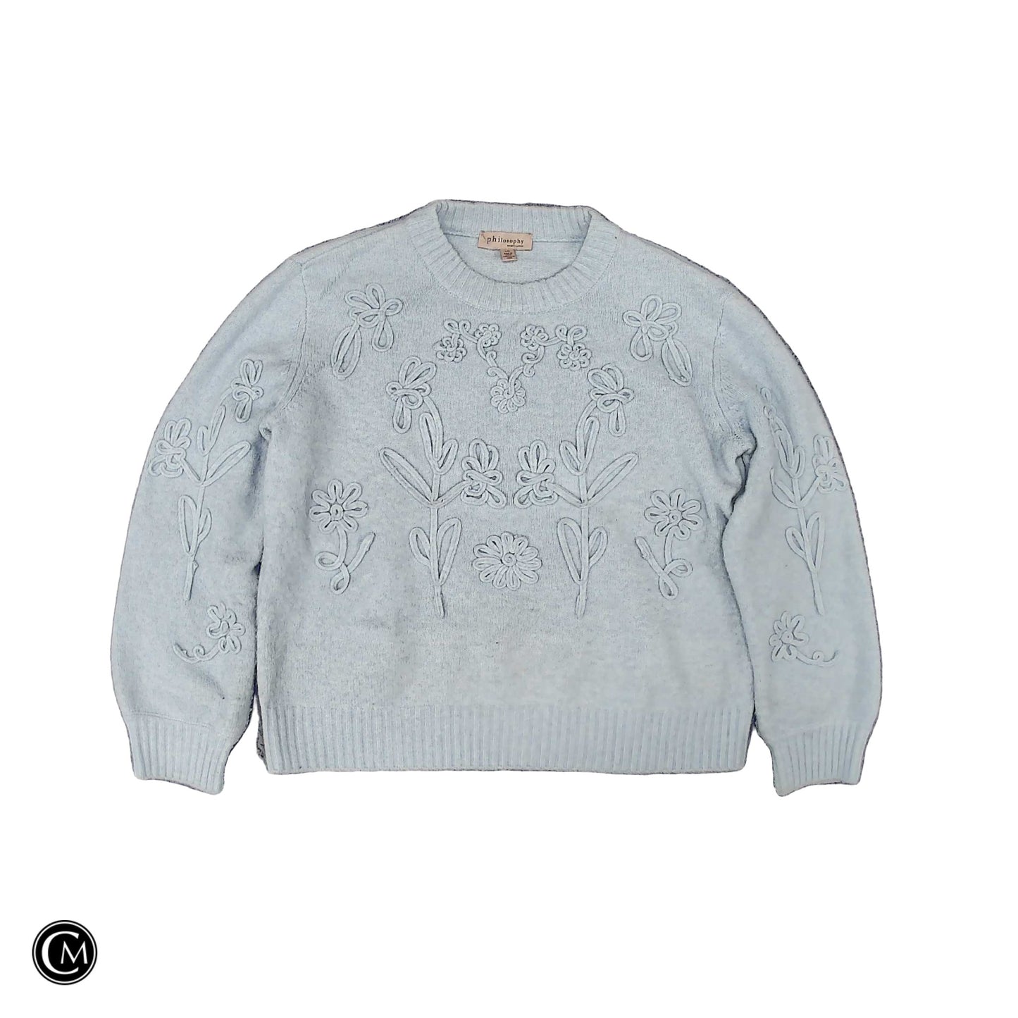 Sweater By Philosophy In Blue, Size: L image 1
