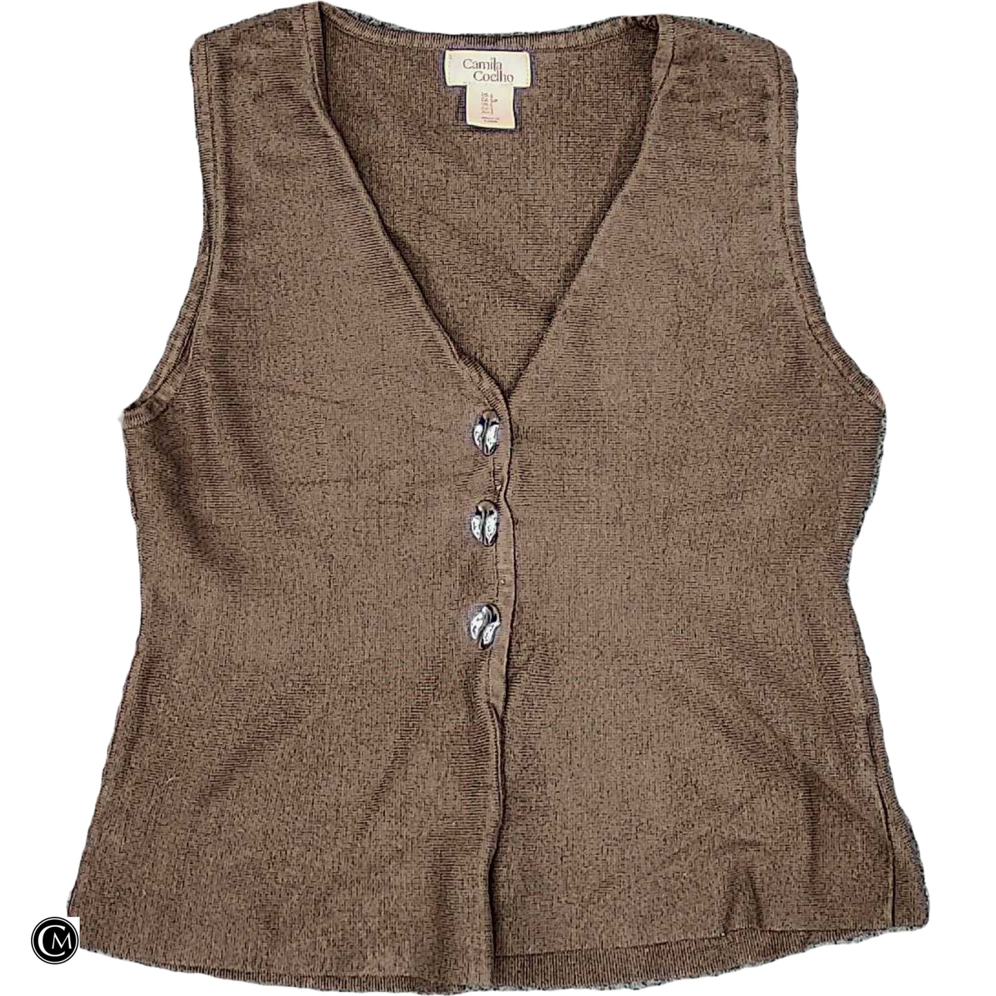 Vest Other By Cma In Brown, Size: S image 1