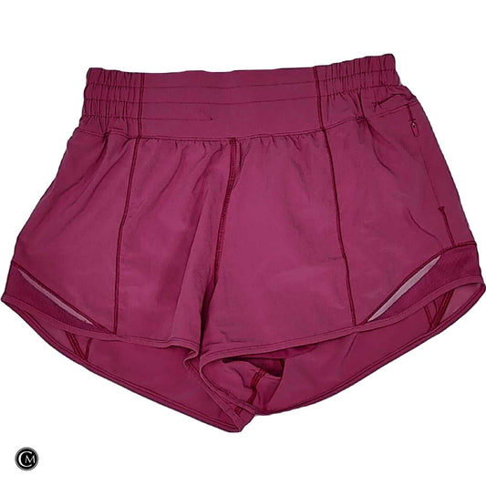 Athletic Shorts By Lululemon In Pink, Size: S image 1