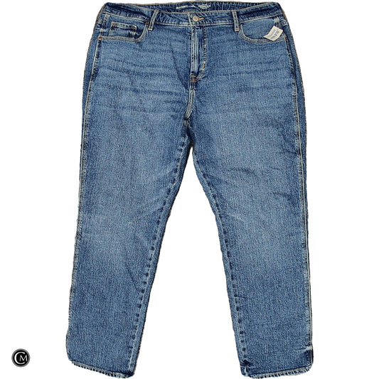 Jeans Straight By Old Navy In Blue Denim, Size: 16 image 1