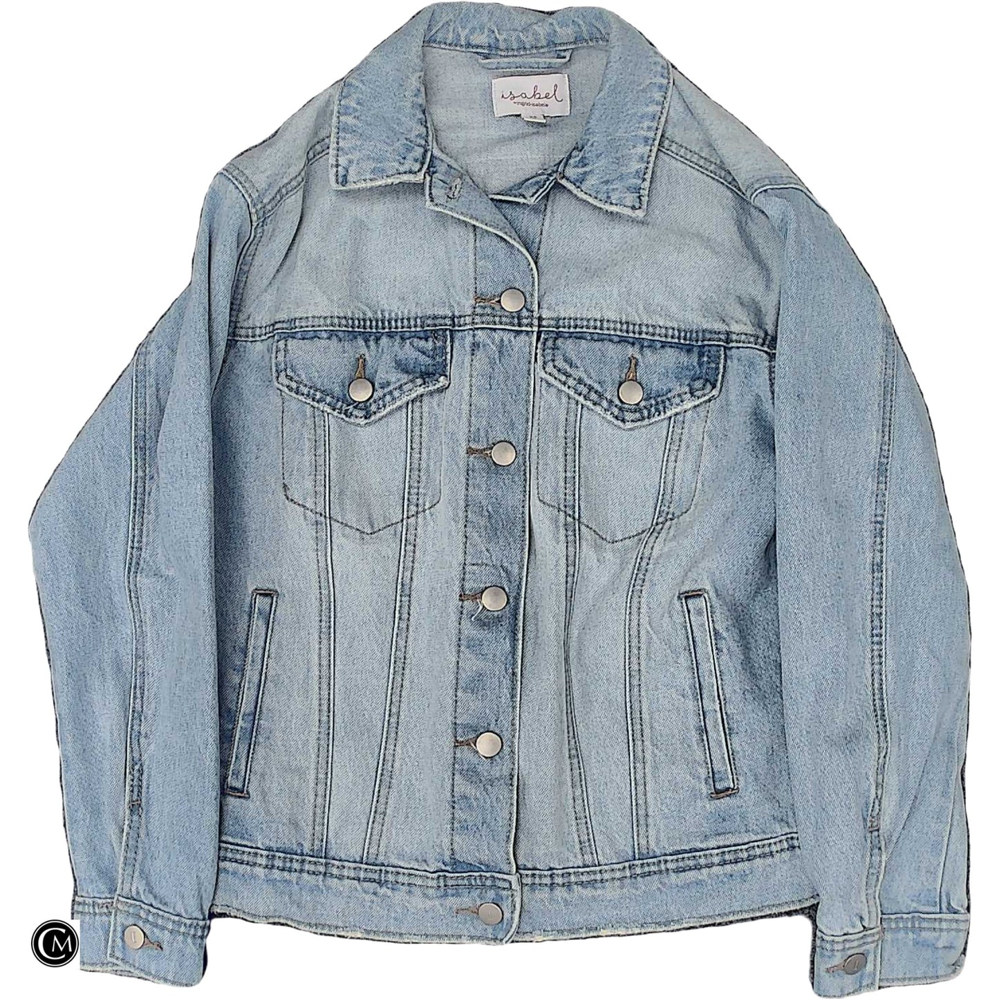 Jacket Denim By Ingrid & Isabel In Blue Denim, Size: Xs image 1
