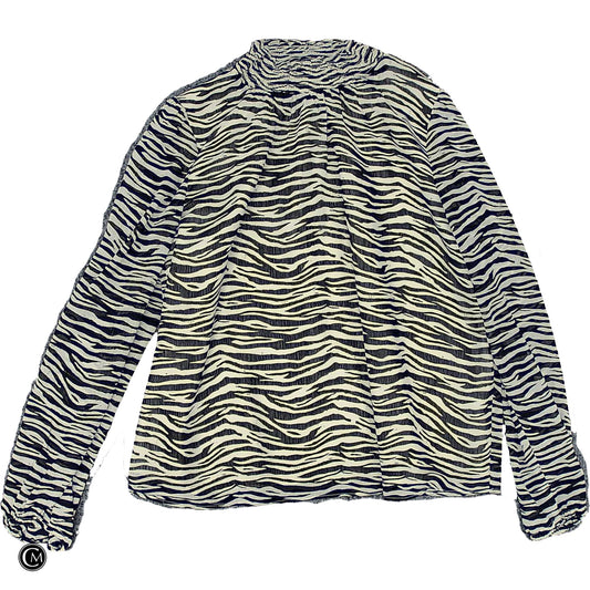 Top Ls By J. Crew In Zebra Print, Size: S image 1
