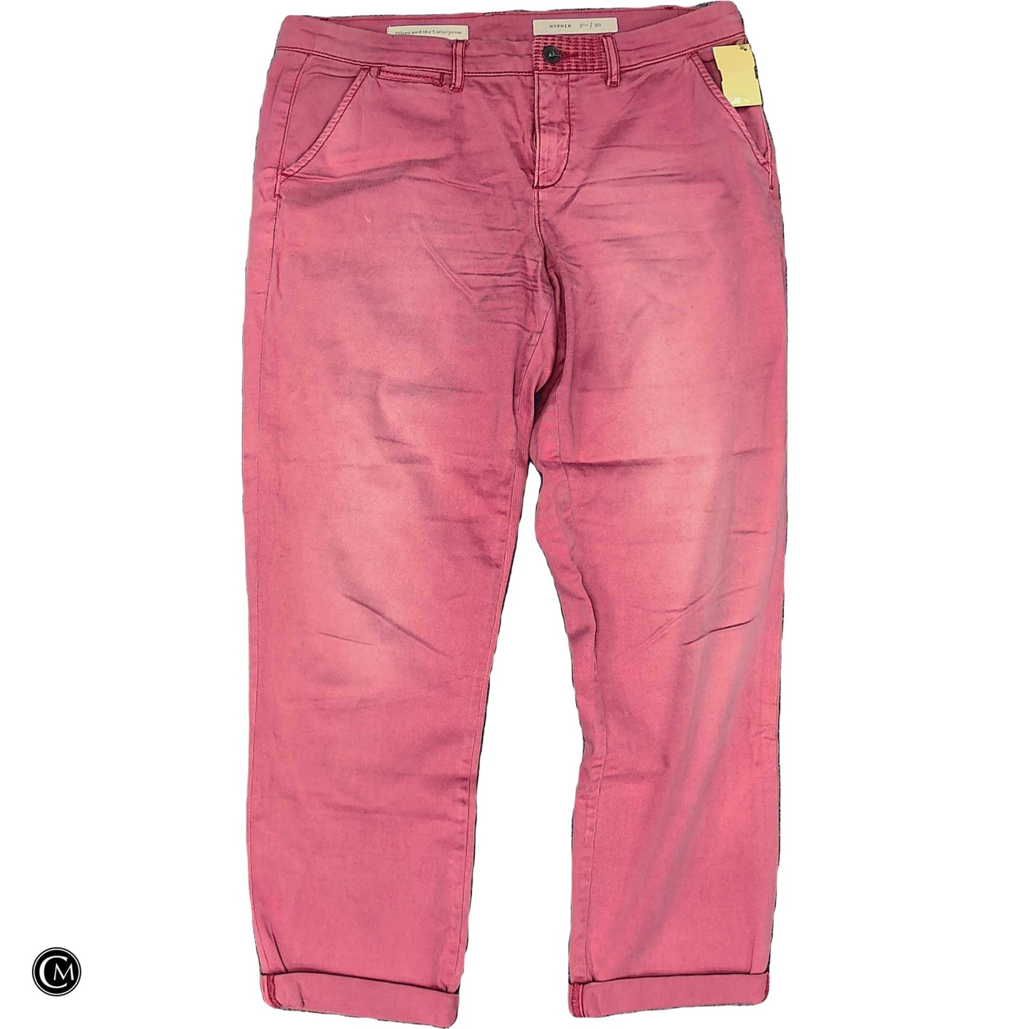 Jeans Straight By Pilcro In Pink Denim, Size: 10 image 1